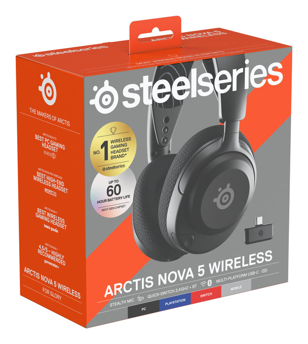 EAN 5707119053228 - Steelseries Arctis Nova 5 Auriculares Inalámbrico Diadema Juego USB Tipo C Bluetooth Negro imagen 10