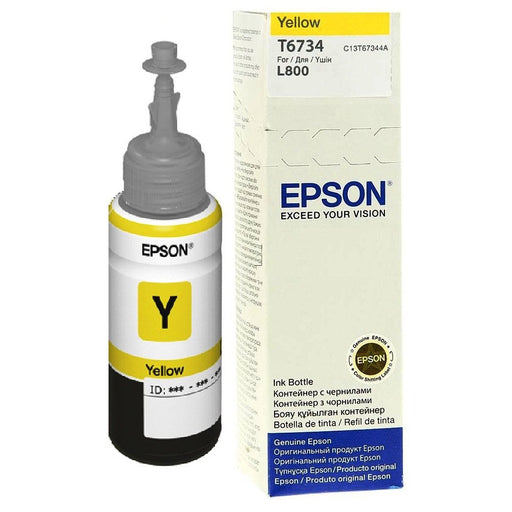 EAN 8715946495729 - Epson T6734 cartucho de tinta 1 pieza(s) Original Rendimiento estándar Amarillo imagen 1