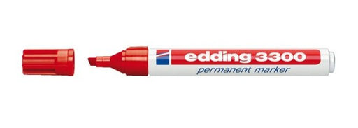 EAN 4004764010202 - Edding 3300 marcador permanente Punta redonda Rojo 10 pieza(s) imagen 1