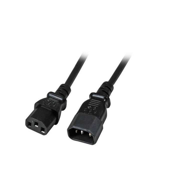 Efb Elektronik Ek503.0,5 Cable De Transmisión Negro 0,5 M C14 Acoplador C13 Acoplador