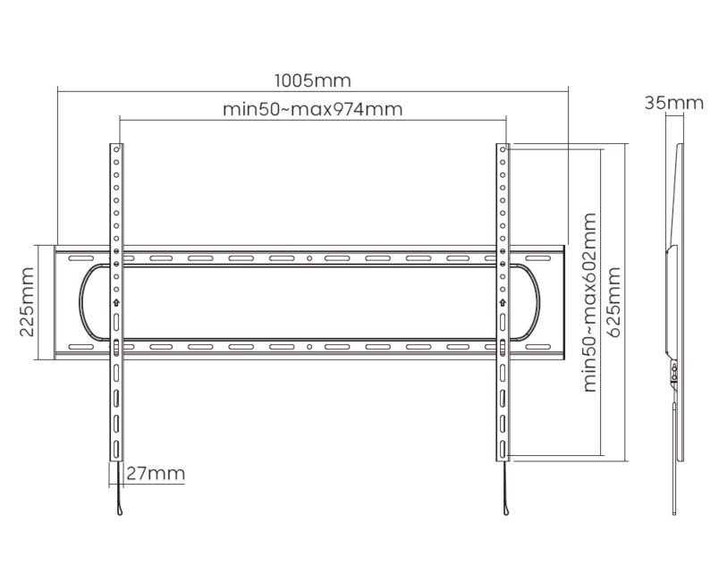EAN 4015867230923 - Equip 650338 soporte para TV 3,05 m (120") Negro imagen 8