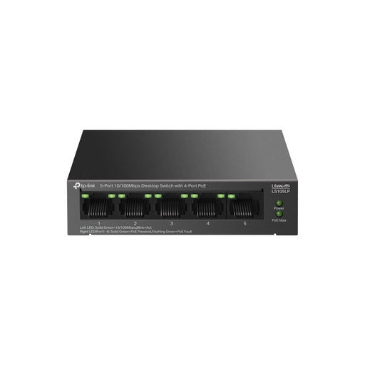 EAN 4895252504583 - TP-Link LiteWave LS105P No administrado Fast Ethernet (10/100) Energía sobre Ethernet (PoE) Negro imagen 1