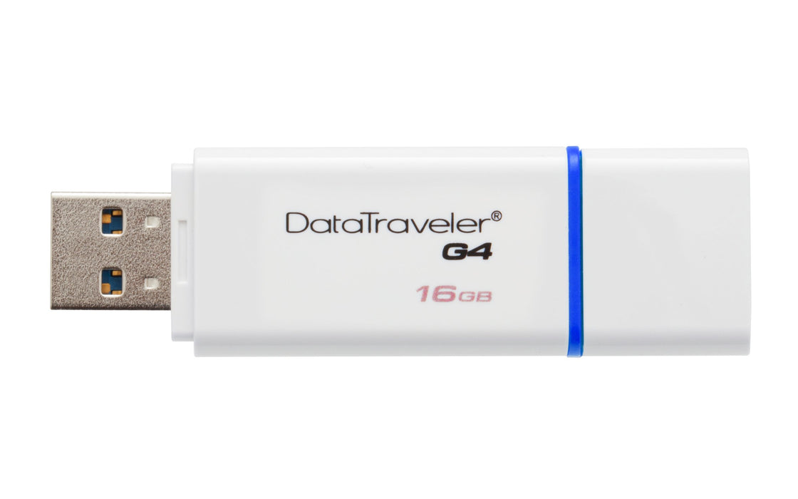 EAN 0740617220452 - Kingston Technology DataTraveler G4 unidad flash USB 16 GB USB tipo A 3.2 Gen 1 (3.1 Gen 1) Azul, Blancoimagen 4)