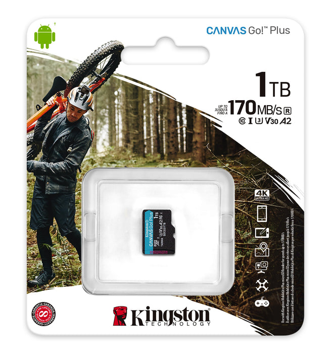 EAN 0740617339222 - Kingston Technology Canvas Go! Plus MicroSD UHS-I Clase 10 imagen 3