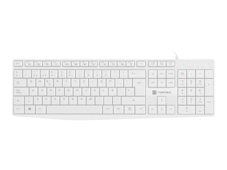 EAN 5901969435382 - NATEC NKL-1949 teclado Universal USB QWERTY Español Blanco imagen 2