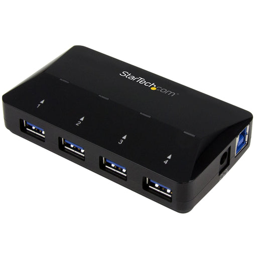 EAN 0065030861700 - StarTech.com ST53004U1C hub de interfaz USB 3.2 Gen 1 (3.1 Gen 1) Type-B 5000 Mbit/s Negro imagen 1