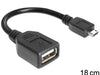 EAN 4043619832934 - DeLOCK USB micro-B - USB 2.0-A, 0.18m cable USB 0,18 m Micro-USB B USB A Negro imagen 1