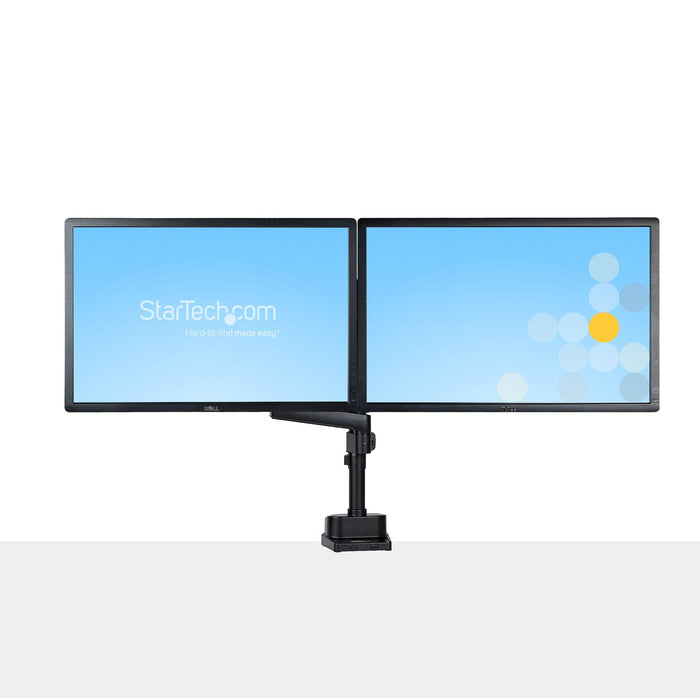 EAN 65030892537 - StarTech.com ARMDUALPIVOT soporte para monitor 81,3 cm (32") Escritorio Negro imagen 3