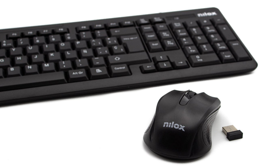 EAN 8436556146152 - Nilox NXKMWE0001 teclado Ratón incluido Universal RF inalámbrico QWERTY Español Negro imagen 16