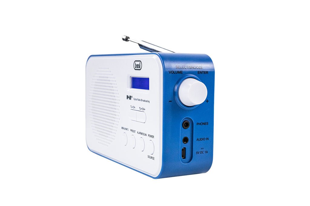 EAN 8011000025421 - Trevi DAB 7F92 R Portátil Digital Azul, Blanco imagen 4