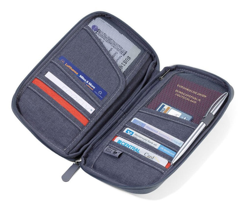 EAN 4024023201875 - TROIKA SAFE FLIGHT Bolso para documentos Gris Poliéster imagen 4