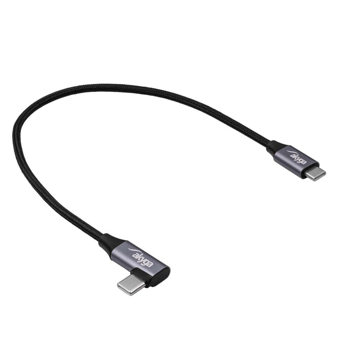 EAN 5901720139672 - Akyga AK-USB-53 cable USB USB 2.0 0,3 m USB C Negro imagen 1