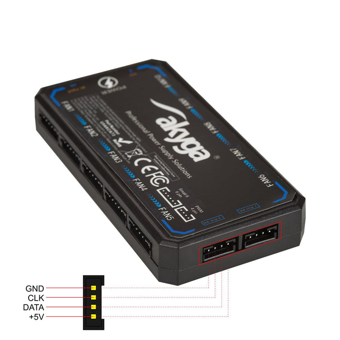 EAN 5901720136084 - Akyga AK-CA-73 parte carcasa de ordenador Universal Controlador RGB imagen 11