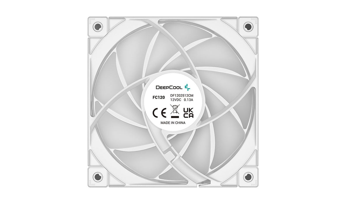 EAN 6933412710578 - DeepCool FC120 White-3 in 1 Carcasa del ordenador Ventilador 12 cm Gris, Blanco 3 pieza(s) imagen 8