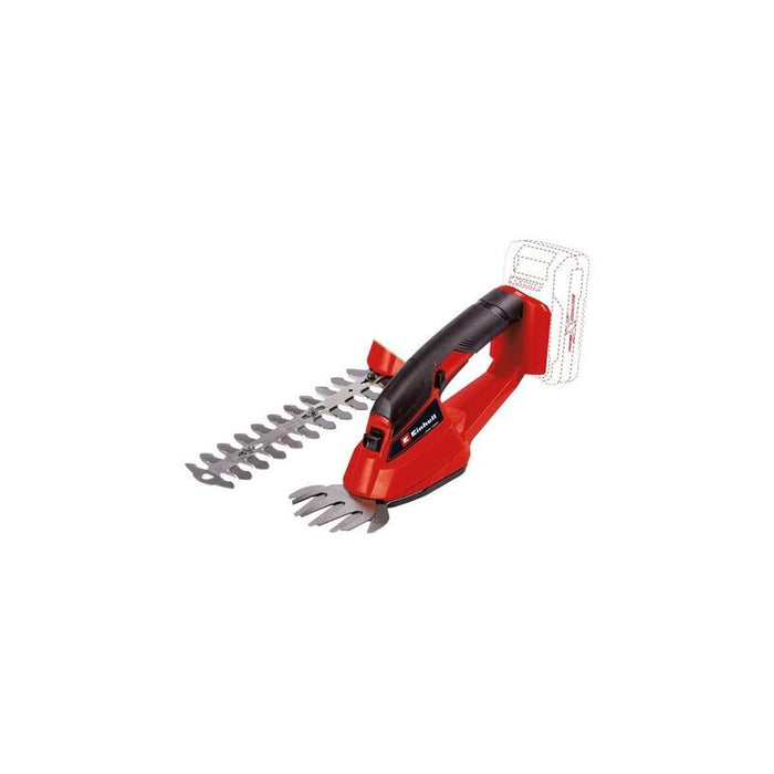 Einhell Cortacésped Y Cortasetos A Batería Ge-Cg 18 Li-Solo, 18 Voltios (Rojo/Negro, Sin Batería Ni Cargador) 3410370