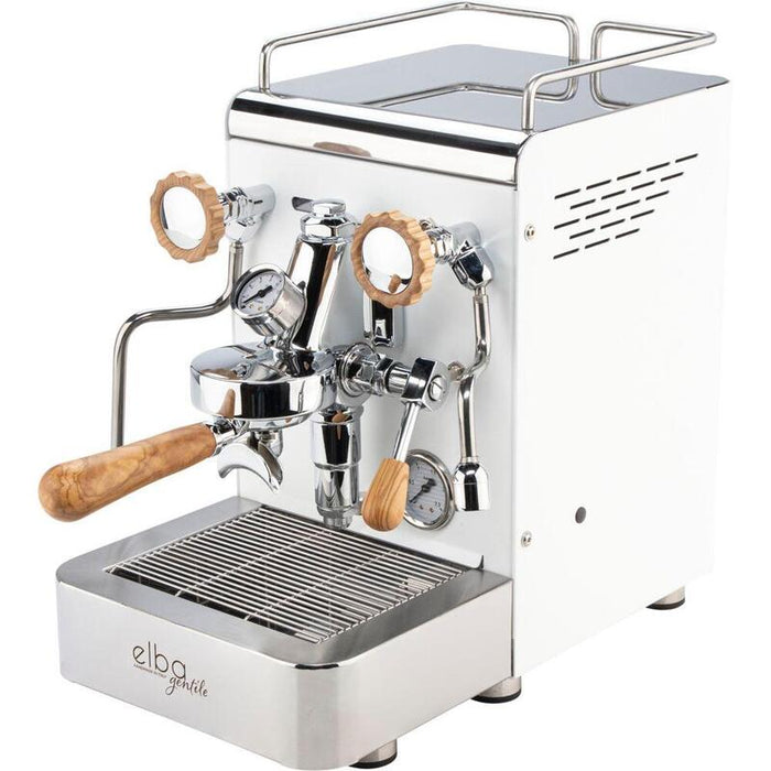 Elba Gentile Weiss Ral9016 Siebträgermaschine