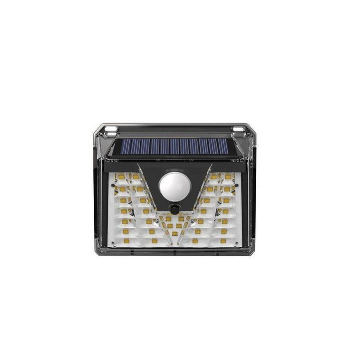 Elbat Aplique Led Solar - 150lm - Luz Fria 6500k - Sensor De Movimiento - Bateria 1200mah