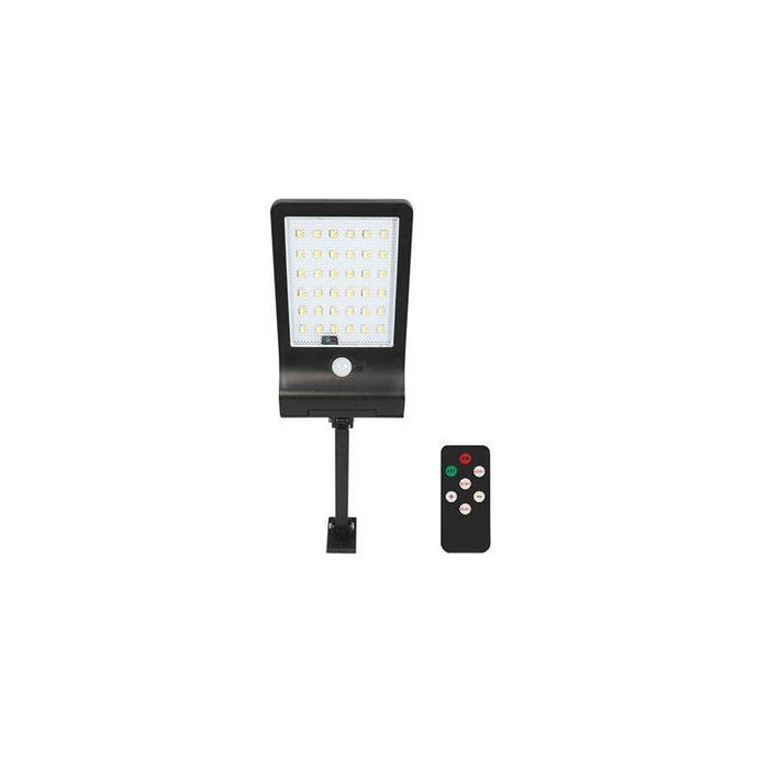 Elbat Farola Led Solar - 350lm - Luz Regulable 3000k/4000k/6500k - Bateria 1800mah - Sensor De Movimiento - Control Remoto