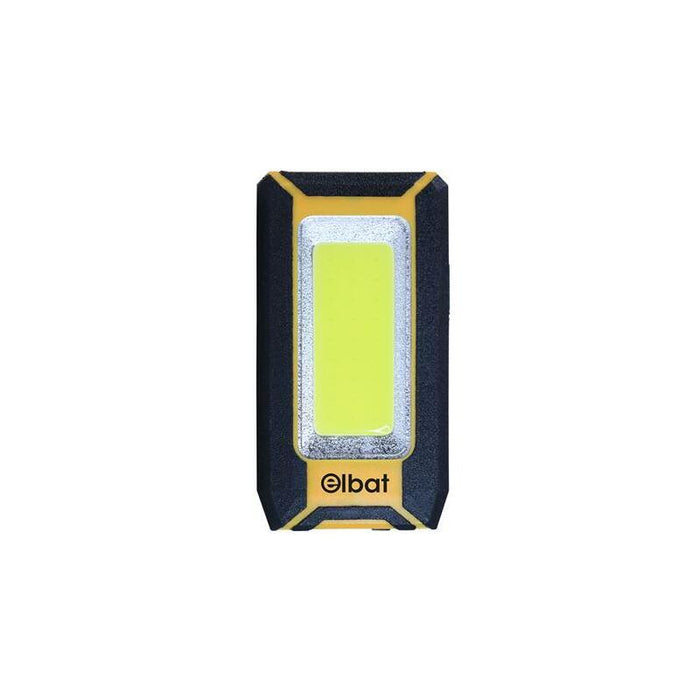 Elbat Linterna Led Recargable - Gancho E Iman - Cob 8w 500lm - Color Negro