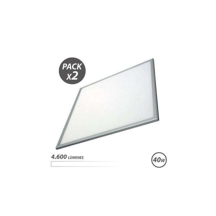 Elbat Pack 2 Paneles Led 60x60 40w 4600lm - Color Blanco
