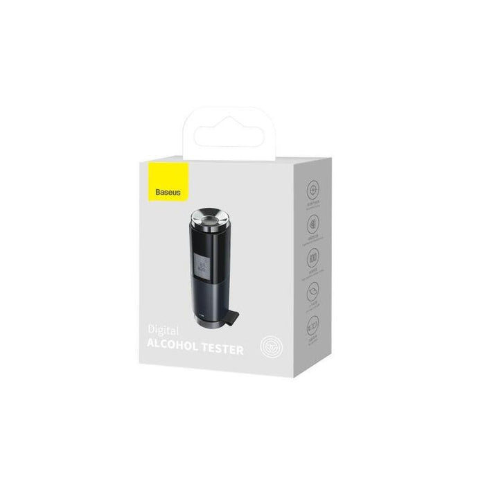 Elektroniczny Alkomat Baseus Digital Alcohol Tester, Bezustnikowy, Lcd (Negro)