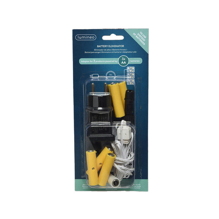 Eliminador De Pilas 4,5v Para Interior De Productos Con 3xaa Para Conectar 3 Productos