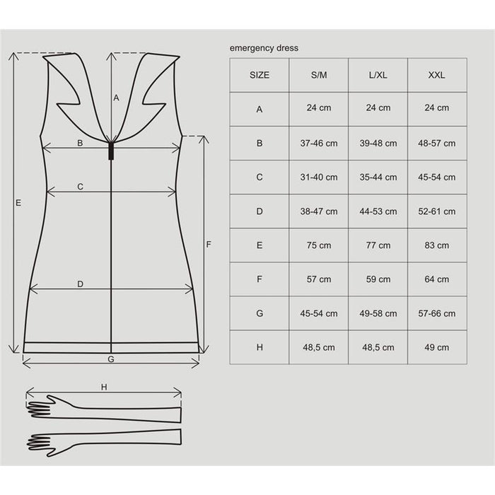 Obsessive Emergency Dress With Stehoscope S/M