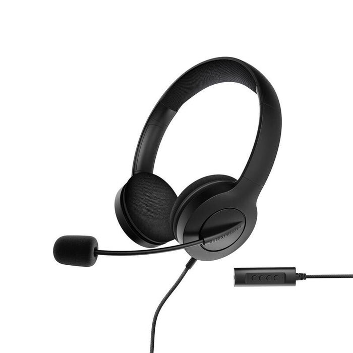 Energy Sistem Headset Office 3 Negro (Usb And 3.5 Mm Plug, Volume And Mute Control, Retractable Boom Mic)