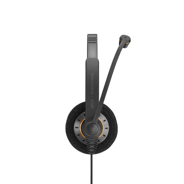 Epos I Sennheiser Impact Sc 60 Usb Ml Auricular En Oreja Cableado Usb Negro Con Reflejos Naranjas