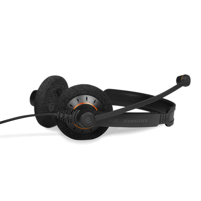 Epos I Sennheiser Impact Sc 60 Usb Ml Auricular En Oreja Cableado Usb Negro Con Reflejos Naranjas