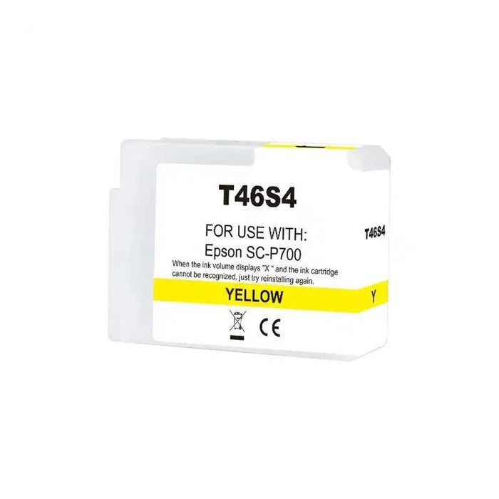 Epson T46s4 Amarillo Tinta Generica - Reemplaza C13t46s400
