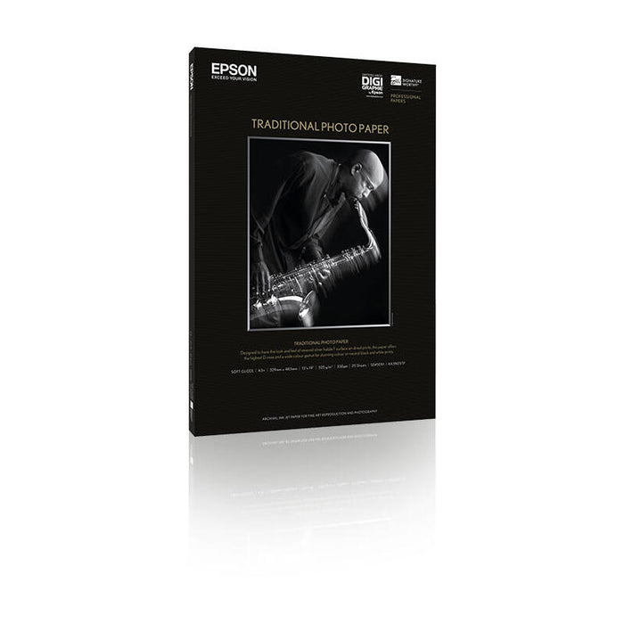 Epson Traditional Photo Paper, Din A3+, 330 G/M², 25 Hojas