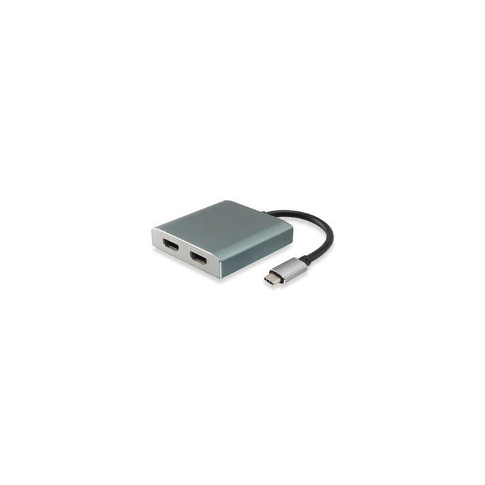 Equip Adaptador Usb-C A X2 Hdmi M/H 0.15m  133464