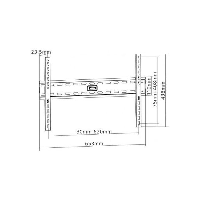 Equip Soporte Pantalla 37- 70 Fijo Max. 50kgs Vesa Max 600x400