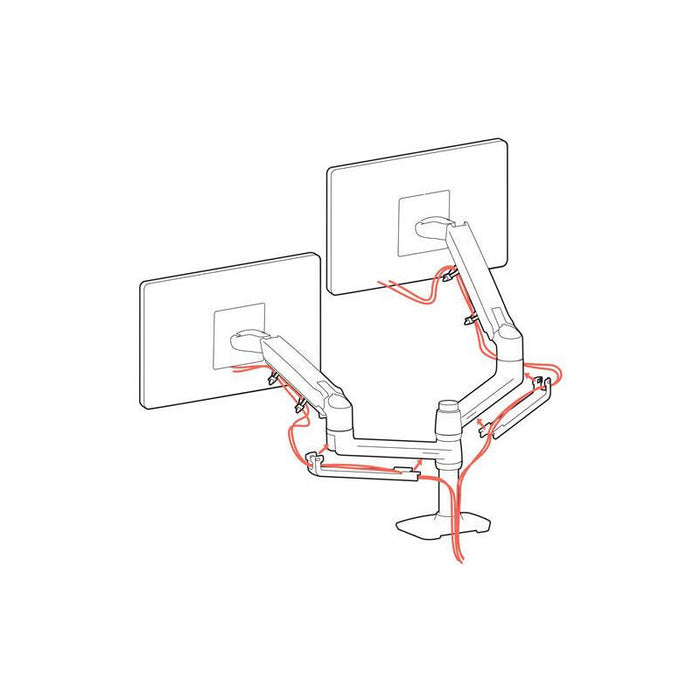 Ergotron Lx Series 45-492-216 Soporte De Mesa Para Pantalla Plana 61 Cm (24") Blanco