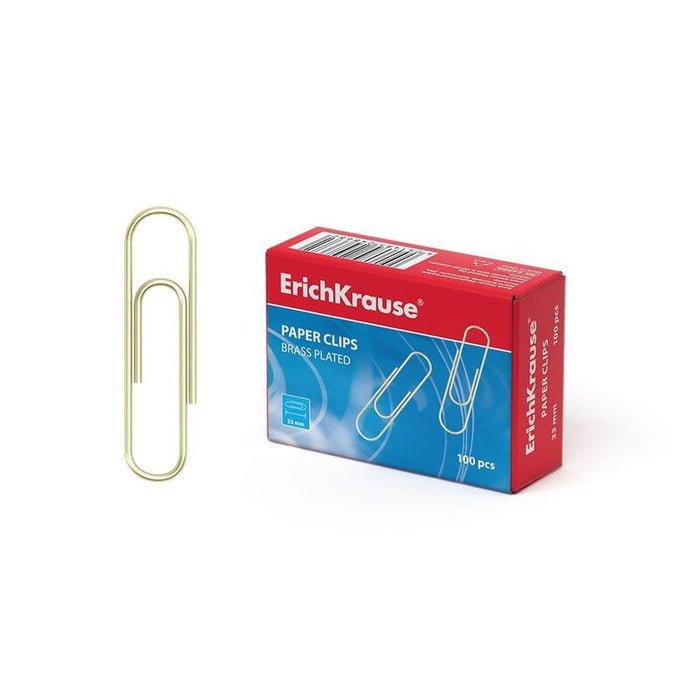 Erichkrause Clips Con Recubrimiento De Cobre - Alta Resistencia Y Durabilidad - Resistente A La Corrosion - Color Cobre