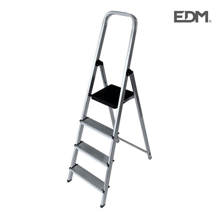 Escalera Domestica De Aluminio 4 Peldaños Edm