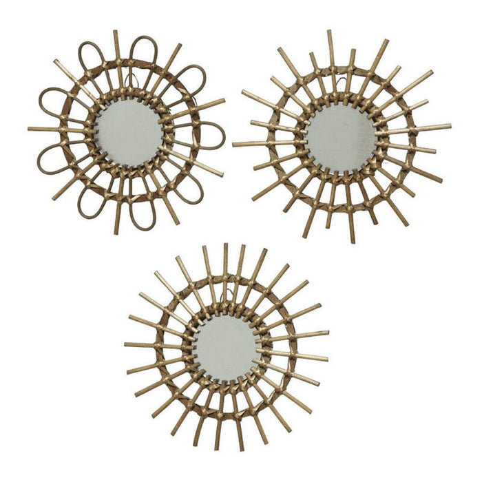 Espejo De Mimbre Ø40x2,5cm