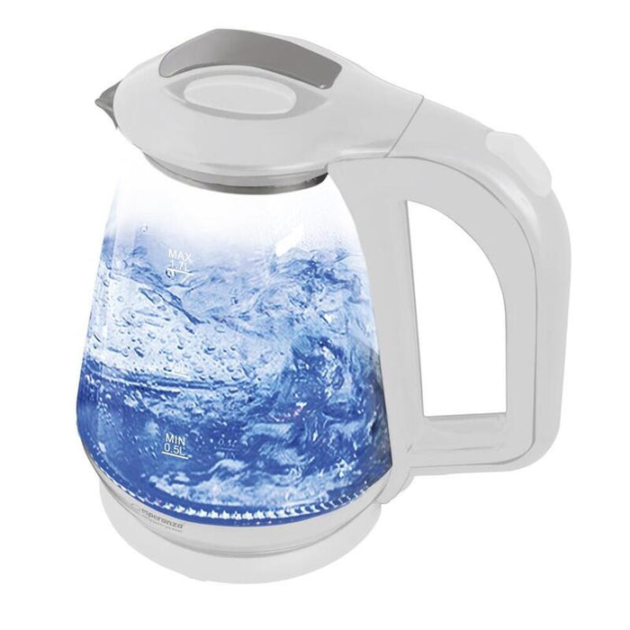 Esperanza Glass Kettle  Missouri 1.7l White