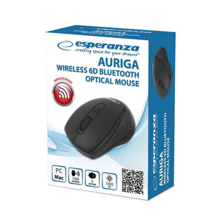 Esperanza Raton 6d Bluetooth Auriga Black Em128k