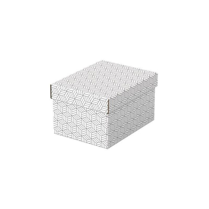 Esselte Pack De 3 Cajas Pequeñas De Almacenamiento Con Tapa 200x150x255mm - Carton 100% Reciclado Y Reciclable - Diseño