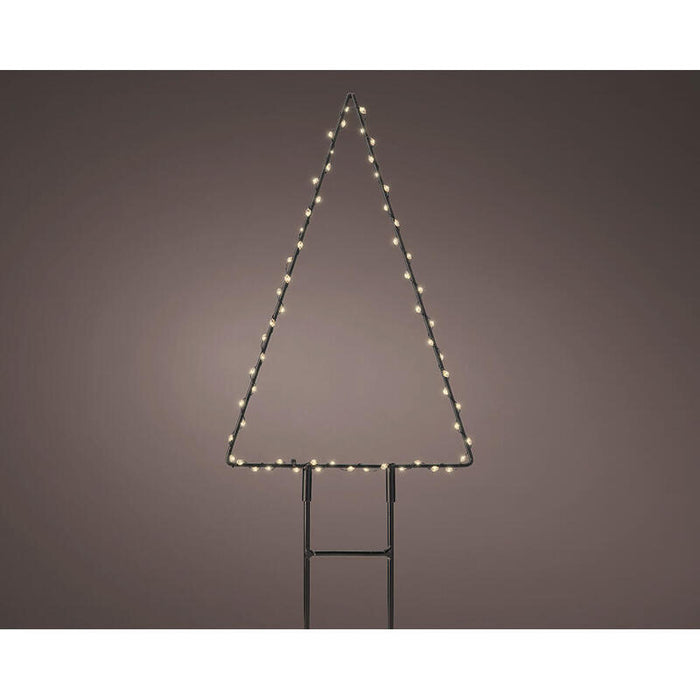 Estaca Microled En Forma De Pino, Para Exterior, 18x0,6x27cm. Lumineo