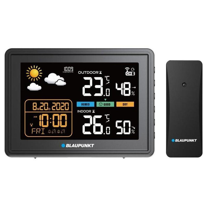 Estación Meteorológica Con Sensor Exterior Blaupunkt Ws30bk