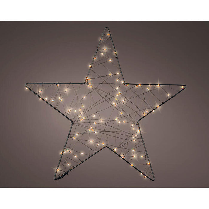 Estrella De Malla Micro Led, Ø38cm. Lumineo