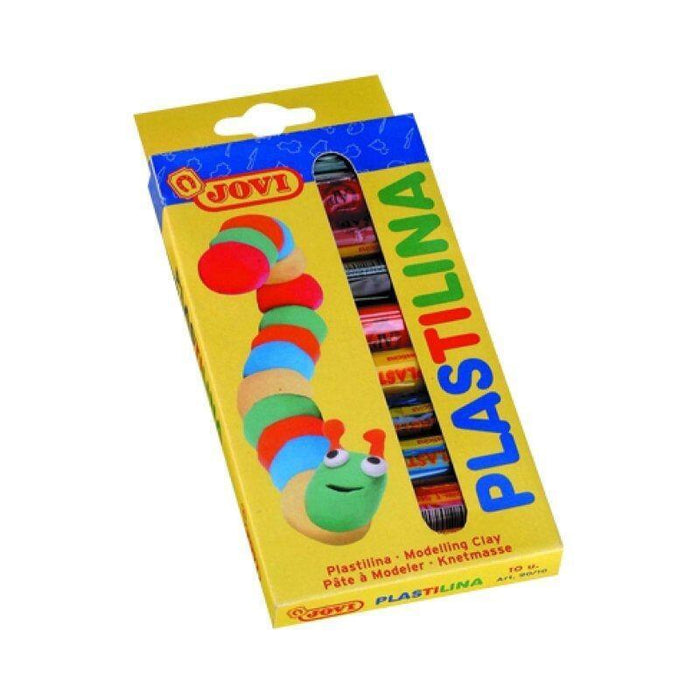 Estuche Plastilina Jovi 90/10/ 10 Unidades/ 15g/ Colores Surtidos