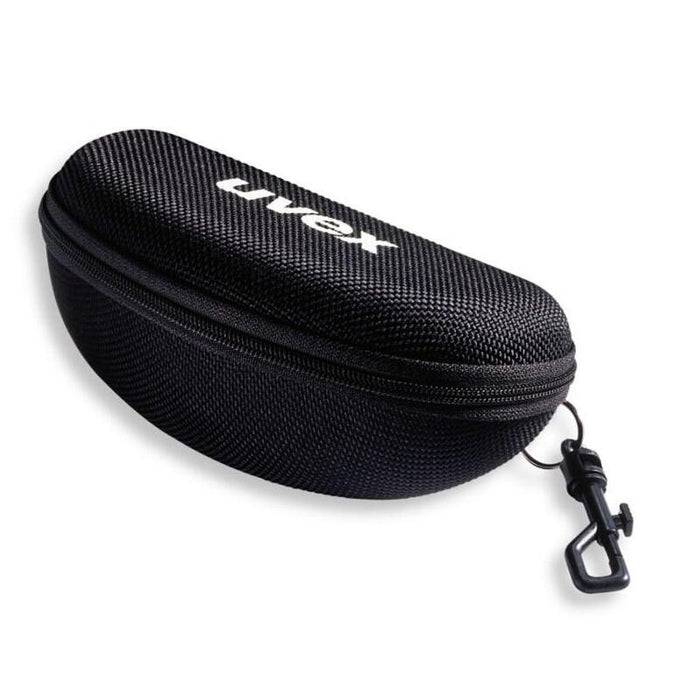 Estuche Textil Negro Con Mosquetón Protección Ocular Uvex Negra