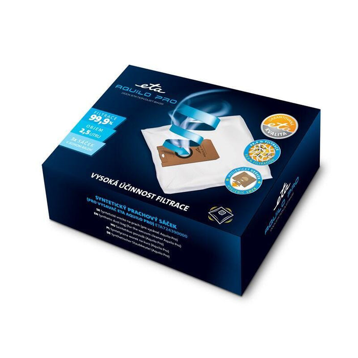 Eta Eta724300450 Bolsas Para Polvo Para Aspiradora Aquilo Pro, 3 Uds.