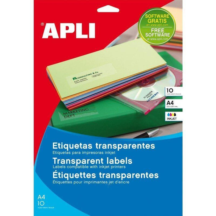 Etiquetas Adhesivas Apli 10967/ 63.5 X 38.1mm/ 10 Hojas