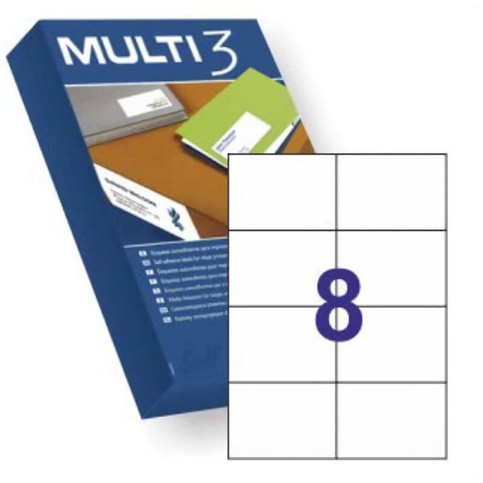 Etiquetas Adhesivas Apli Multi3 10530 105 X 74mm 500 Hojas
