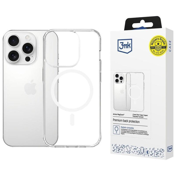 Etui Armor Magcase Do Iphone 15 Pro Magsafe Przezroczysty